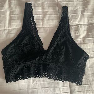 Aerie Black Lace Bralette